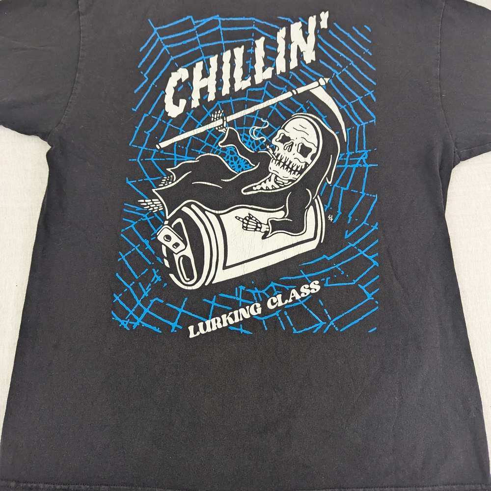 Lurking Class By Sketchy Tank Grim Reaper W/Scythe Chillin' Spider Web Medium